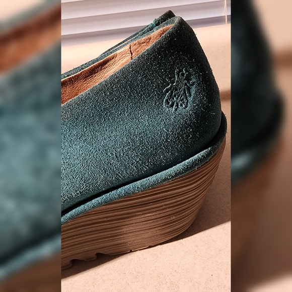 Fly London Women's Yaz Wedge Deep Teal 40 (9) - Picture 2 of 15